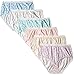 Hanes Women's Lace Effect Cotton Brief Panty, Assorted Pastels (Pack of 6)