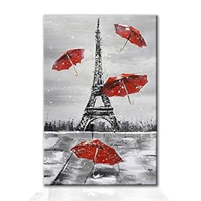 signwin Canvas Wall Art Paris Eiffel Tower Paintings...