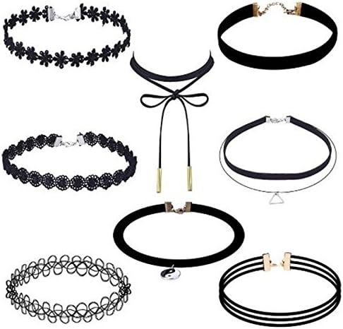 DENGHUIYANG The new era of women's fashion necklace combination set collar collar bone chain (Eight things)