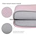 Hseok Laptop Sleeve 13.3-14 inch Case with Small Pouch, Neoprene Computer Bag Compatible with MacBook Pro 14