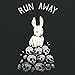 UGP Campus Apparel Run Away Basic Cotton T-Shirt - Medium - Dark Heather Grey