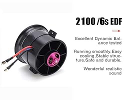 Powerfun EDF 70mm 12 Blades Ducted Fan with RC