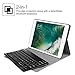 Fintie Keyboard Case for iPad 6th / 5th Generation (2018/2017), iPad Air 2 / Air 1 (9.7 Inch) - Slim Shell Stand Cover w/Magnetically Detachable Wireless Bluetooth Keyboard, Purple