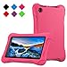 eTopxizu TIRIN Case for Fire 7- Super Light Weight Standing Children Cover Kids Case for Amazon Fire 7 inch Display Tablet (only fit Fire 7