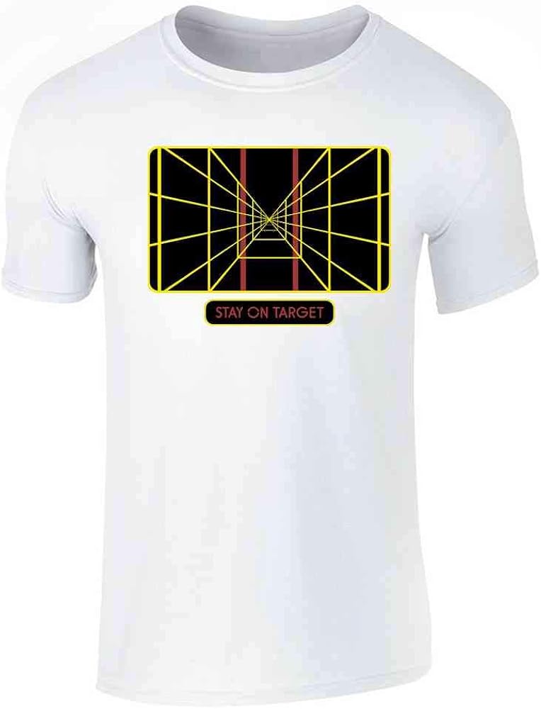 Stay On Target Targeting Computer SciFi Graphic Tee T-Shirt for Men