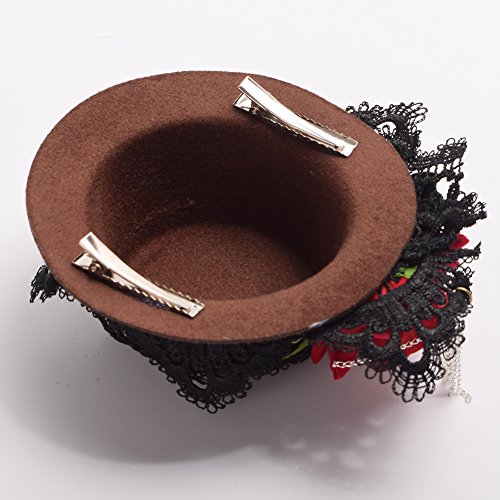 BLESSUME Flower Mini Hat Hair Clip - Image 7