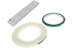 Professional 1/4 Inch 10 Inch Tape Splicing Block for Open Reel to Reel, with CNC Splicer Tool, Connection Plate, Leader Tape