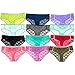 Beyond Intimates Women's Bikini Hipster Panties Assorted 12 Pack, Medium
