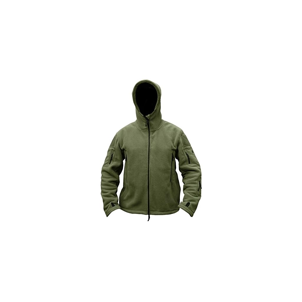 ReFire Gear Men's Warm Military Tactical Sport Fleece Hoodie Jacket
