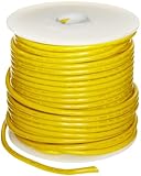 UL1015 Commercial Copper Wire, Bright, Yellow, 22 AWG, 0.0253