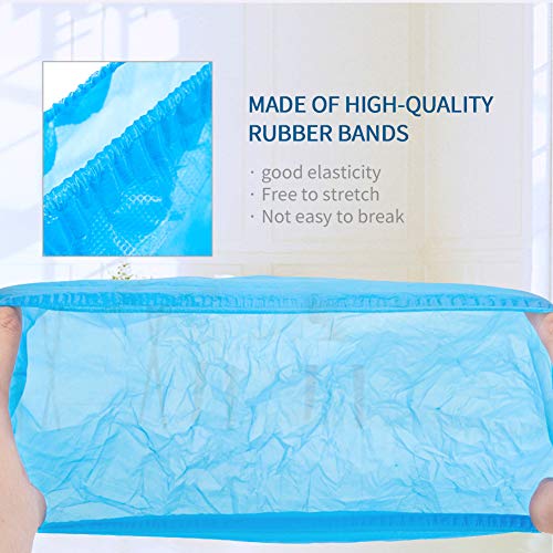 LyncMed 200 Pack Premium Disposable Boot & Shoe Covers Waterproof Durable Large Size - up to US Men's 11 & US Women's 12.5