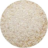 Bala&Fillic Raibow Clear Color 4mm Seed Beads About 1200pcs/100Grams in Bag, 6/0 Glass Craft Beads for Making Bracelet and Necklace (Raibow Clear)