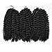 Flyteng marlibob crochet hair 6pieces/pack 8 inch Marlibob Kinky Curly synthetic Hair extensions …