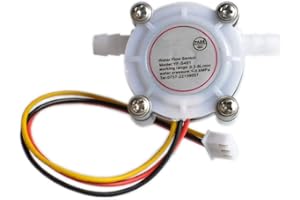 Water Flow Sensor 0.3-6L/min Switch Meter Flowmeter Counter Sensor Water Control 1/4" 1.75MPa DIY Kit