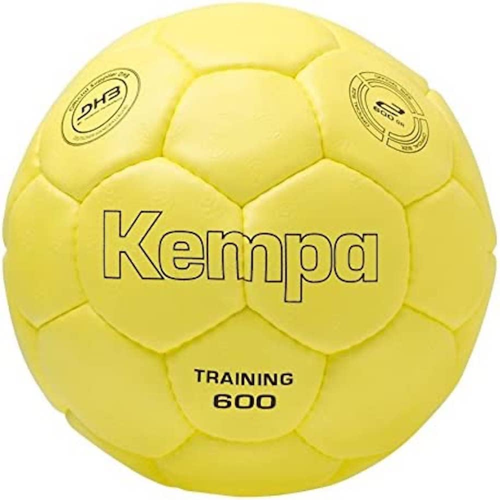 Kempa Training 600 Handball, Yellow, Size 2