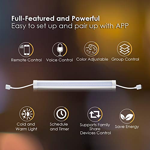 LED Smart Under Ligts RGB Multi Color Compatible with Alexa