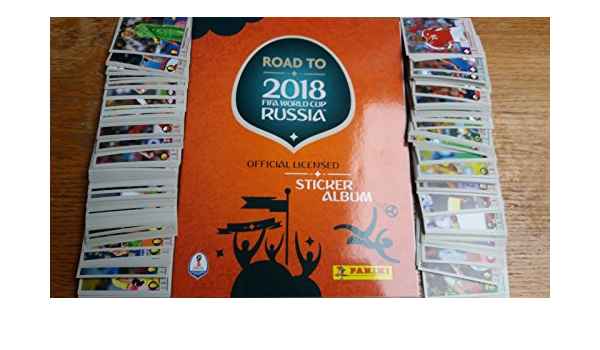 Amazon Com Panini Road To Russia 18 Complete 480 Stickers Collection New Plus Album Toys Games
