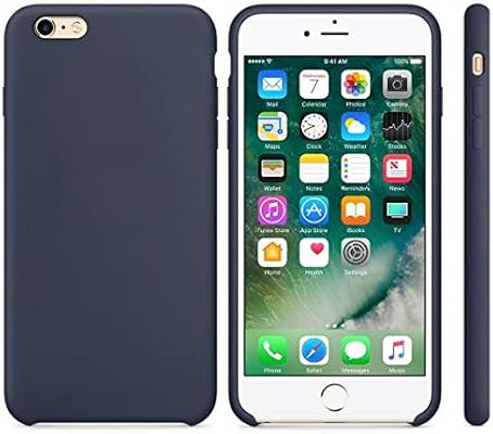Silicone Iphone 6 Plus 6s Plus Back Cover Case Midnight Blue Buy Online At Best Price In Uae Amazon Ae