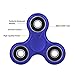 Krazy Spinner Hand Spinner Toy Stress Reducer Ultra Durable High Speed Ceramic Bearing Finger Toy Guarantee 1 Min Spin Time Perfect for ADD ADHD Anxiety Autism Stress Relief Adult Children (BLUE)