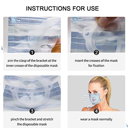 Mask Bracket Silicone 3D Mask Bracket Face Mask Bracket Face Mask