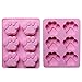 POPBLOSSOM BargainRollBack Silicone Dog Pet Animal Paw Print Ice Cube Chocolate Soap Candle Tray Mold Party Maker, MIX