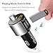Car Charger,OBSTARO Bluetooth FM Transmitter Wireless MP3 Player Radio Adapter Car Kit With Dual USB Charger,Hands Free for Iphone, Ipad,Smartphones
