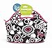 BUILT NY Rambler Designer Neoprene Insulated Lunch Bag, Pop Garden Black (B-LB35-PGC)