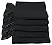 TahoeBay 25 Can Sleeves - Black Beer Coolies for Cans and Bottles - Bulk Blank Drink Coolers – Create Custom Wedding Favor, Funny Party Gift (25-Pack) (Black)