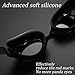 Swim Goggles, Aegend Swimming Goggles NEW-STYLE of Flat Lens for Men Women Adult Youth Kids Children, Anti-Fog UV Protection Leak-Proof Triathlon Swim Goggles Mirrored/Clear With Free Protection