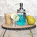 Farmhouse Decor Soap Dispenser Lids for Glass Mason Jar - Bathroom Kitchen Accessories for Mouthwash Lotion Dish Hand Soap or any Liquid (2-Pack No Jars)