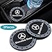 3Inc Tough Car Logo Vehicle Travel Auto Cup Holder Insert Coaster Can for Mercedes-Benz S Serie,E Serie,C Serie,W Series,A Series,etc All Models