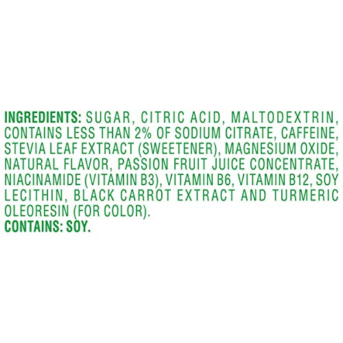 CRYSTAL LIGHT PURE ENERGY TROPICAL CITRUS ON-THE-GO POWDERED DRINK MIX 6 COUNT
