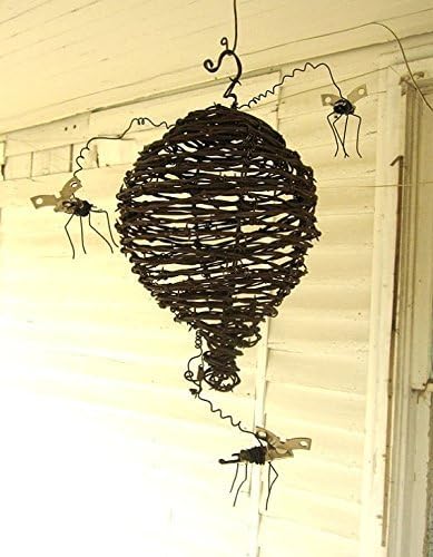 Barbed Wire Wasp Nest With Can Openers Wasps Made to order