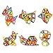Crenova Magnetic Blocks, 48PCS Rainbow Magnetic Building Blocks