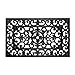 DII Indoor Outdoor Rubber Easy Clean Entry Way Welcome Doormat, Floor Mat, Rug For Patio, Front Door, All Weather Exterior Doors, 18 x 30" - Scroll primary