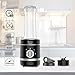 Personal Blender, Doctor Hetzner 300W High-Speed Smoothies Maker Juice Blender with a 20oz/600ml Portable Sport Bottle BPA-free Tritan Take-along Jar, Black