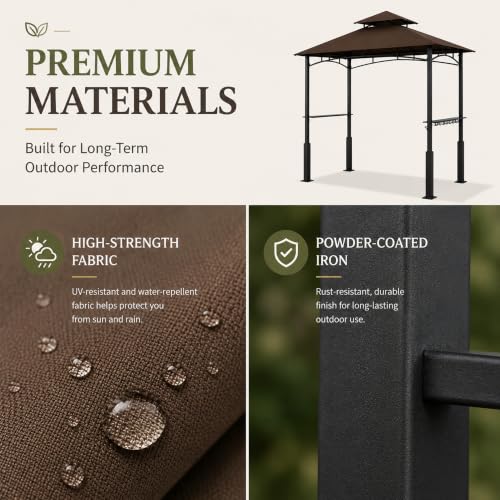 Garvee 8x5 Grill Gazebo Review: Double-Tiered BBQ Shelter with Heavy-Duty Steel Frame image 21