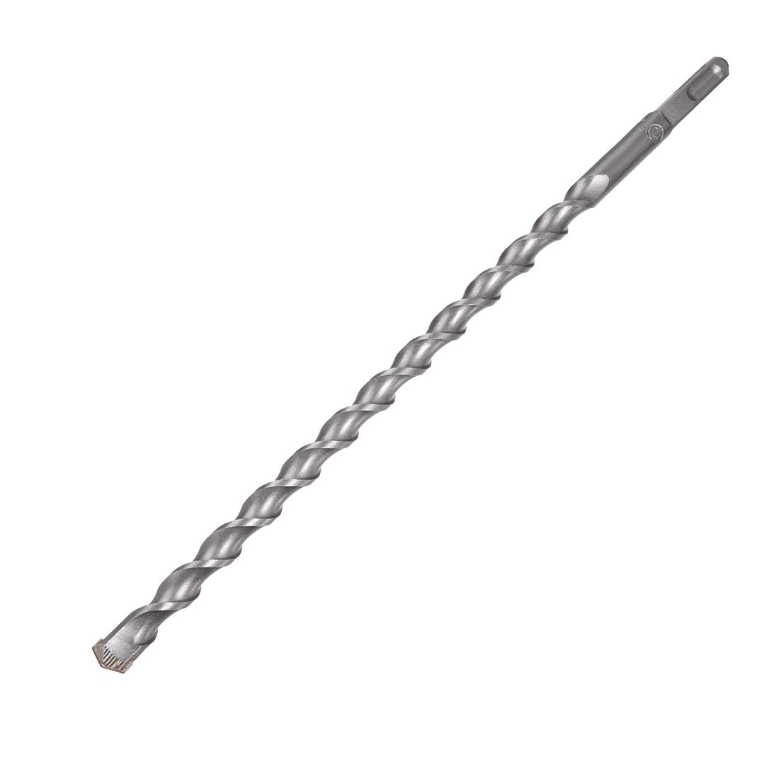 sourcing map Rotary Hammer Drill Bit, 9/16-inch Bit, 10-inch Significant Depth, 13.4-inch Long, Carbide Tipped Hollow Square Shank Drill