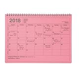 Image de 2018 planner agenda diary / Starts from January 2018 / Notebook Calender / M size / Pink