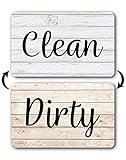 Rustic Wood Clean Dirty Dishwasher