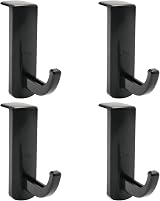 4x Headphone Hanger Black Stick-on Hook Monitor Headset Stand Strong Adhesive view 7