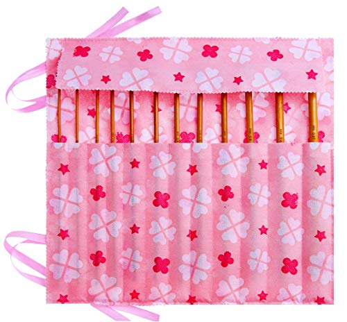 Tunisian Crochet Hooks Set Afghan Crochet Hook Tunisian Crochet Needles Bamboo 3 3.5 4 4.5 5 5.5 6 6.5 7 8 9 10 - Thumbnail 4