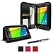 rooCASE Google Nexus 7 FHD 2nd Gen Tablet Executive Portfolio Case Cover - Black