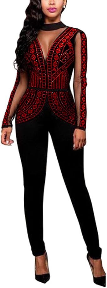 black studded jumpsuit