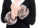 Simplicity Women's Winter Faux Fur Short Wrist Cuff Warmers
