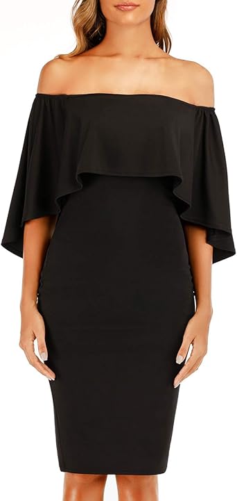 midi cape dress