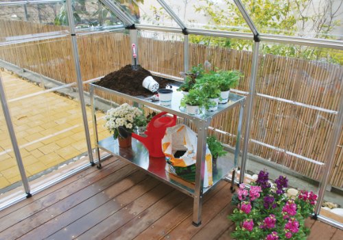 Palram HobbyGrower Galvanized 2-Level Shelving System