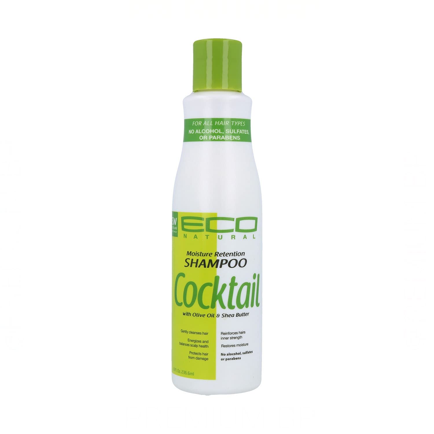 Eco Styler Eco Shampoo Cocktail Olive & Shea Butter Shampoo 236ml, Single Standard