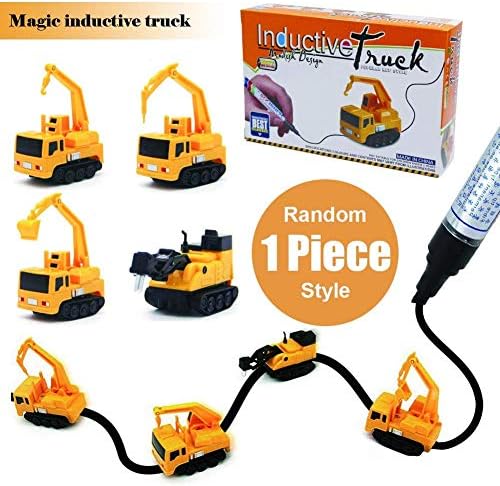 yilida Magic Inductive Truck [Follows Black Line] Magic Toy Car Best Xmas Gift for Kids & Children- 1 Piece Send by Random