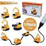 Magic Inductive Truck [Follows Black Line] Magic Toy Car Best Xmas Gift for Kids & Children- 1 Piece Send by Random